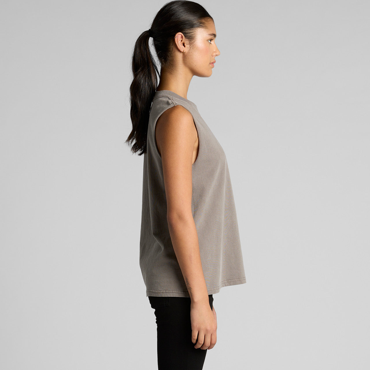 Women's Heavy Faded Tank Side