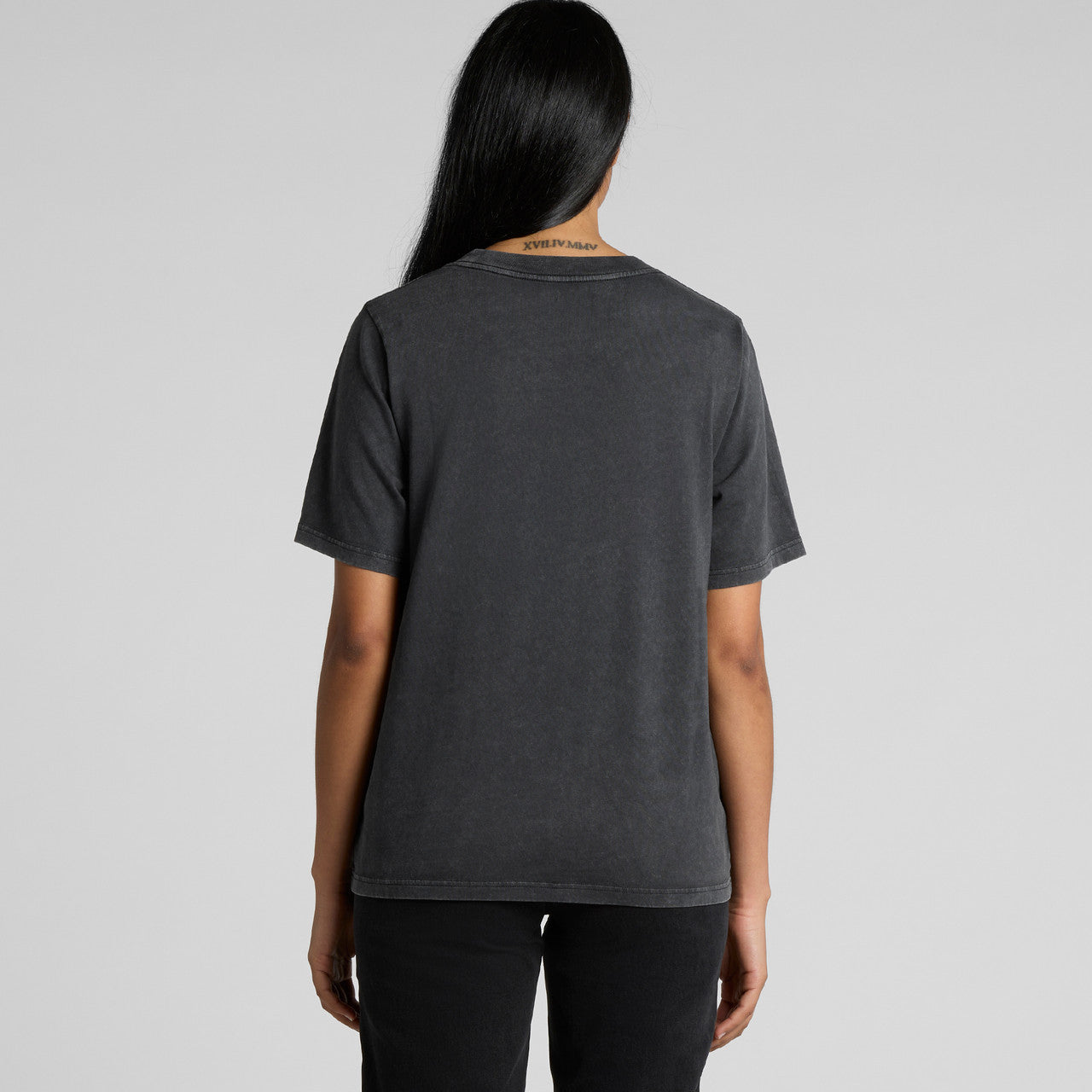 Women's Stone Wash Heavy Tee Back