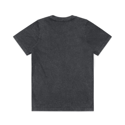 Women's Stone Wash Heavy Tee Black Stone - Back