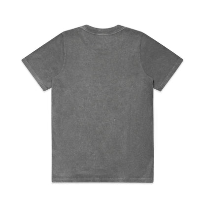 Women's Stone Wash Heavy Tee Coal Stone - Back