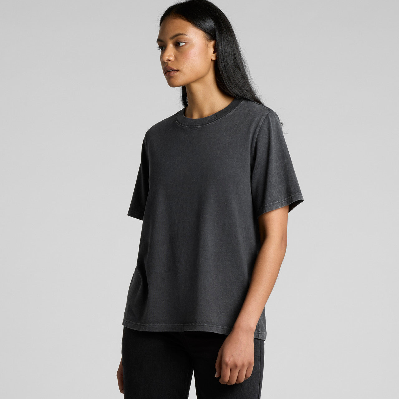 Women's Stone Wash Heavy Tee Back