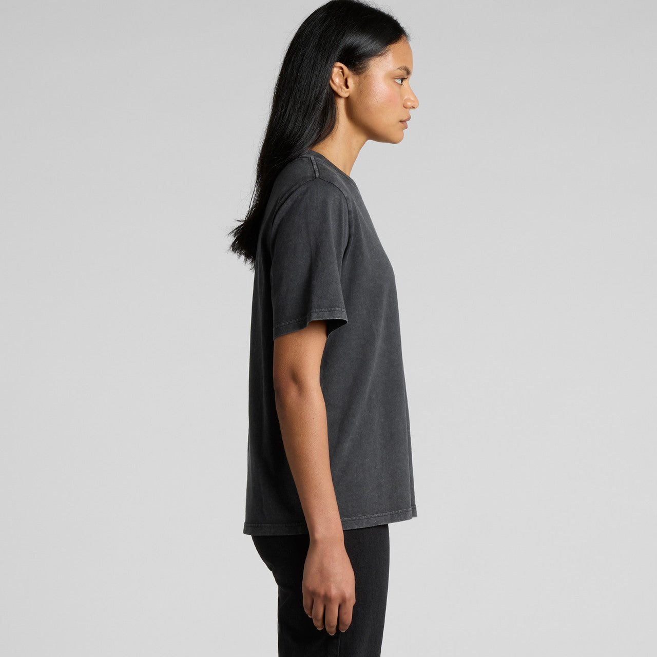 Women's Stone Wash Heavy Tee Side