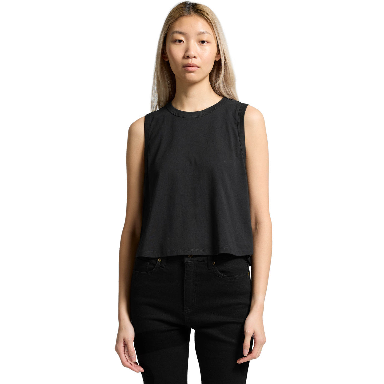 Women's Martina Crop Tank Front