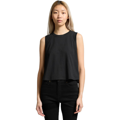 Women's Martina Crop Tank Front