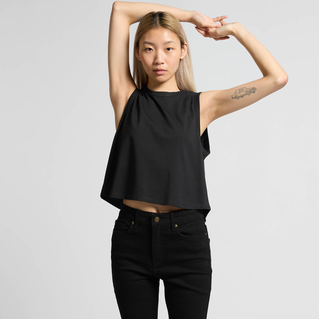 Women's Martina Crop Tank Back