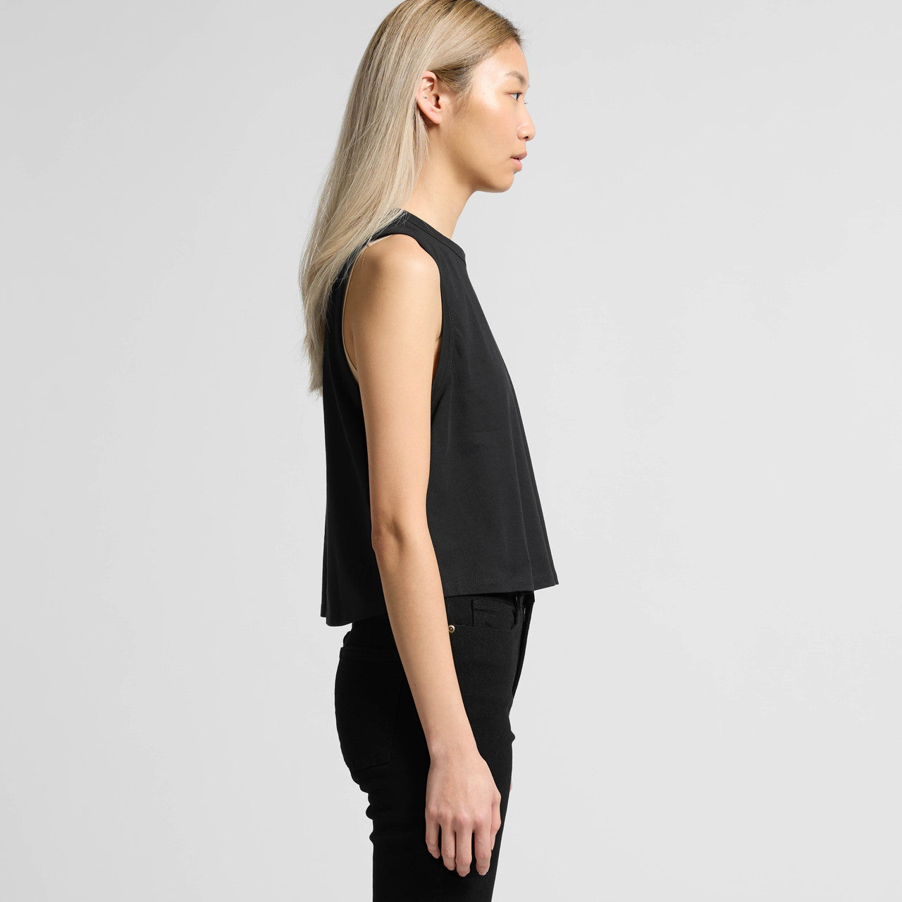Women's Martina Crop Tank Side