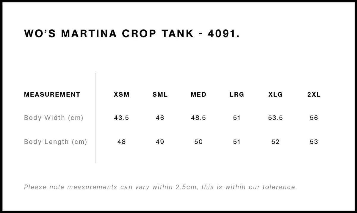 Women's Martina Crop Tank - FitFam