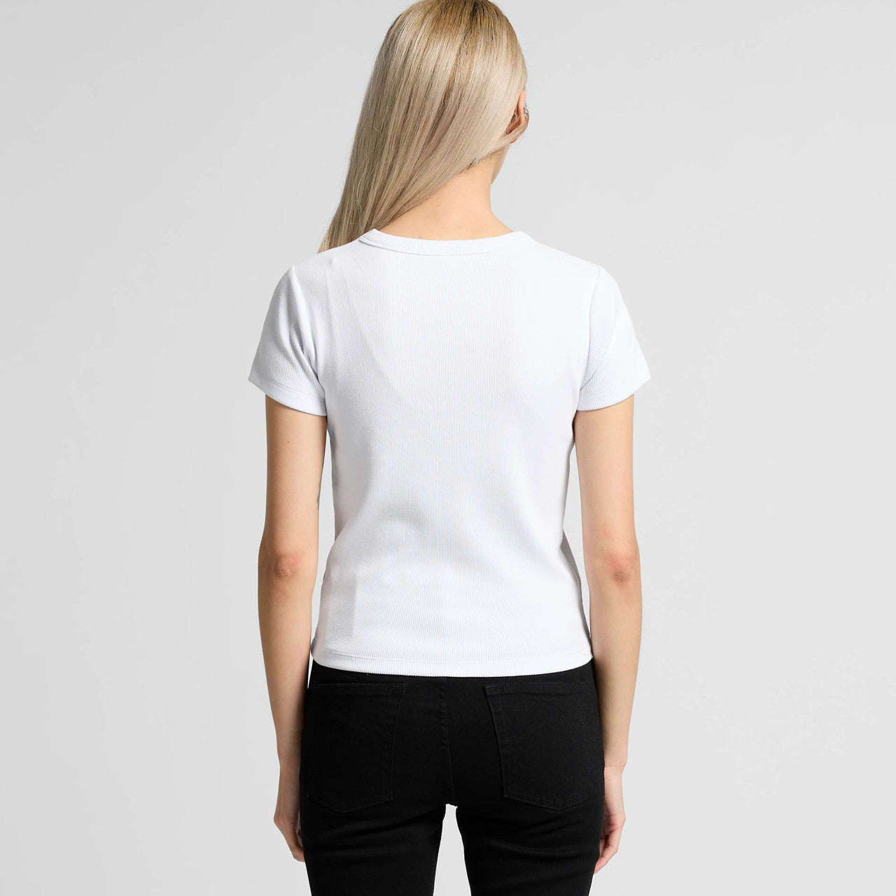 Women's Organic Rib Tee Back