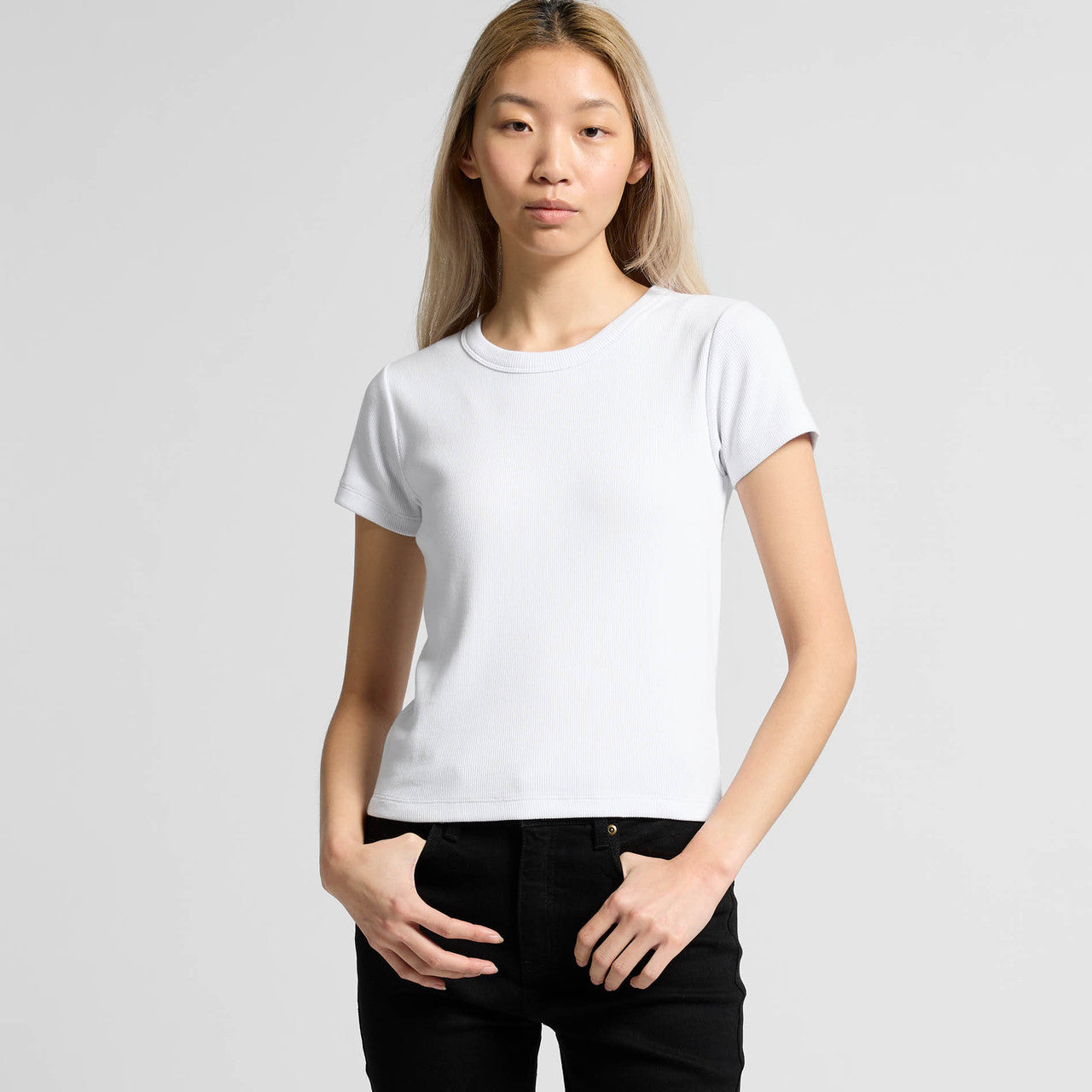 Women's Organic Rib Tee Back