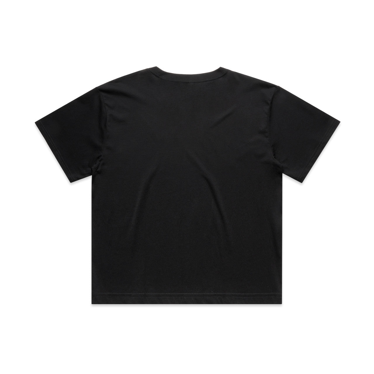 Women's Martina Crop Tee Black - Back