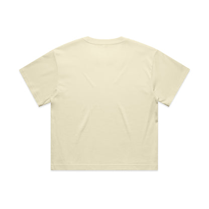 Women's Martina Crop Tee Butter - Back