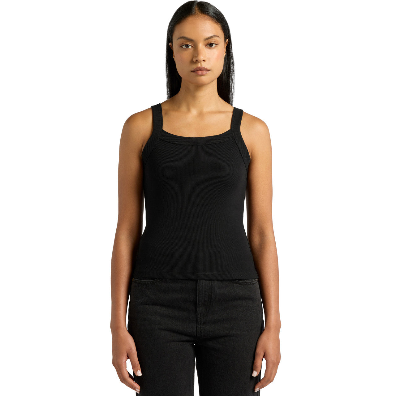 Women's Organic Collegiate Tank Front