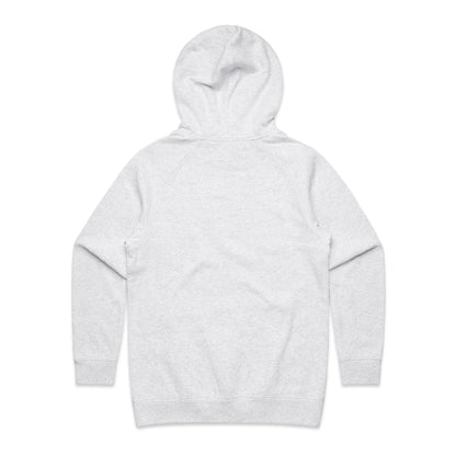 Wo's Supply Hood White Marle - Back