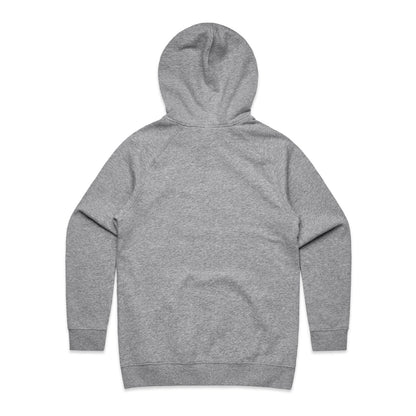 Wo's Supply Hood Grey Marle - Back