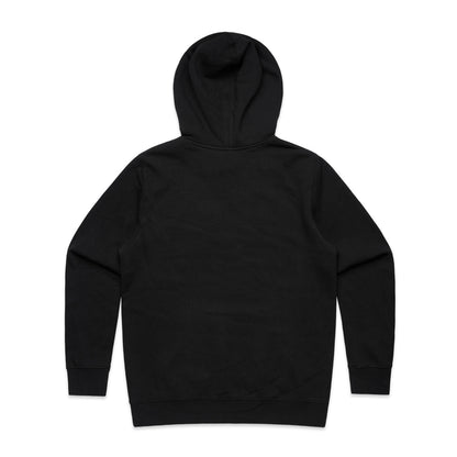 Women's Stencil Hood Black - Back