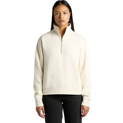 Women's Stencil Half Zip Crew Front