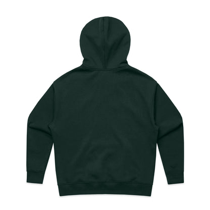 Women's Heavy Hood Pine Green - Back