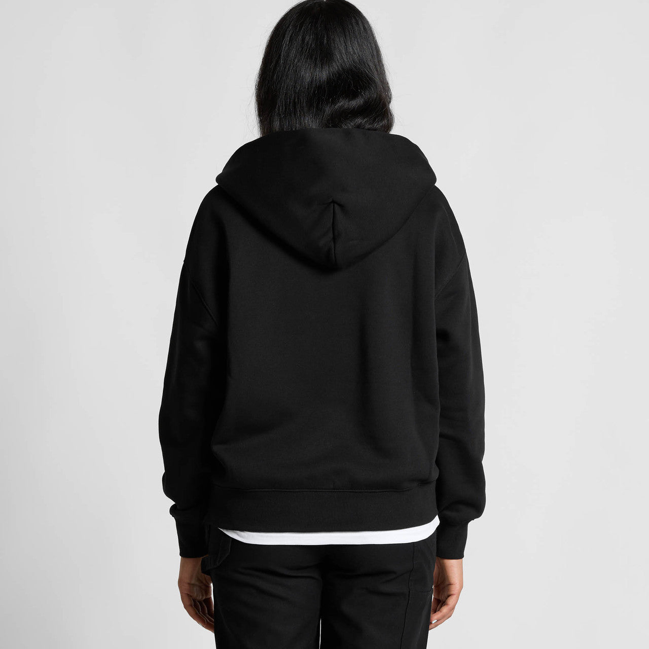 Women's Relax Half Zip Hood Back