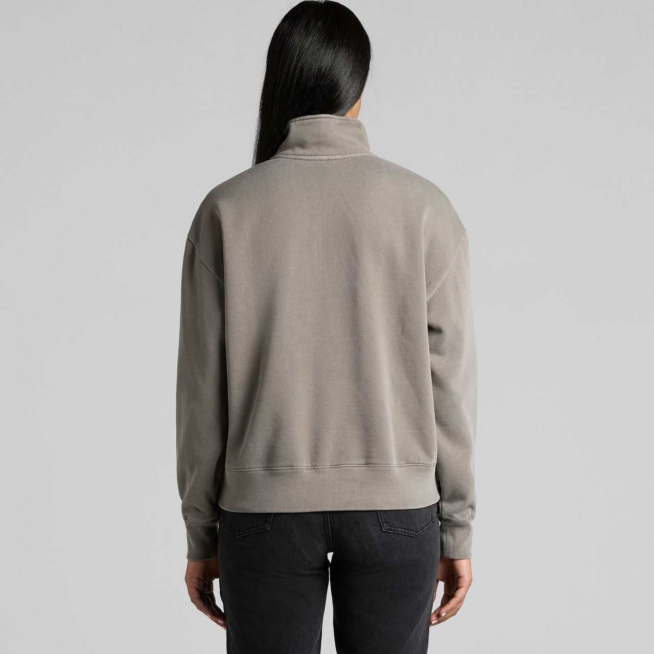 Women's Relax Faded Half Zip Back