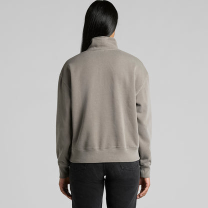 Women's Relax Faded Half Zip Back