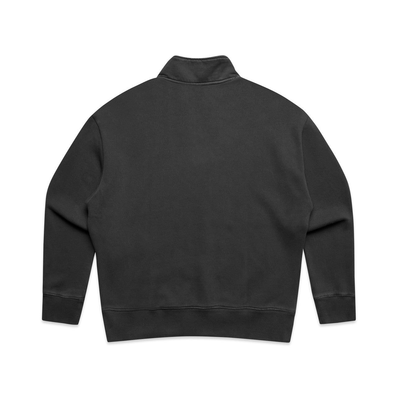 Women's Relax Faded Half Zip Faded Black - Back