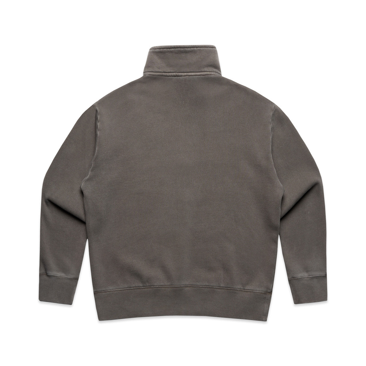 Women's Relax Faded Half Zip Faded Grey - Back