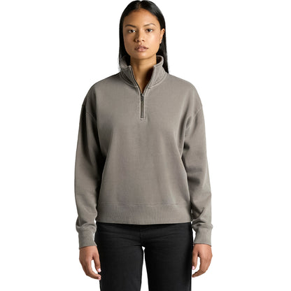 Women's Relax Faded Half Zip Front