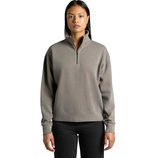 Women's Relax Faded Half Zip Front