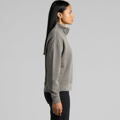 Women's Relax Faded Half Zip Side