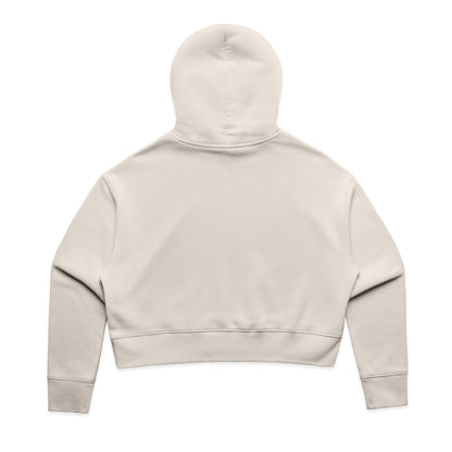 Women's Relax Crop Hood Bone - Back
