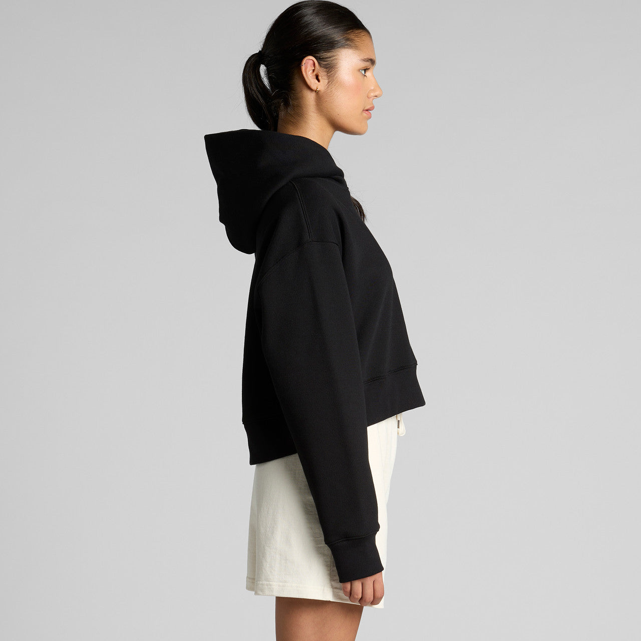 Women's Relax Crop Hood Side
