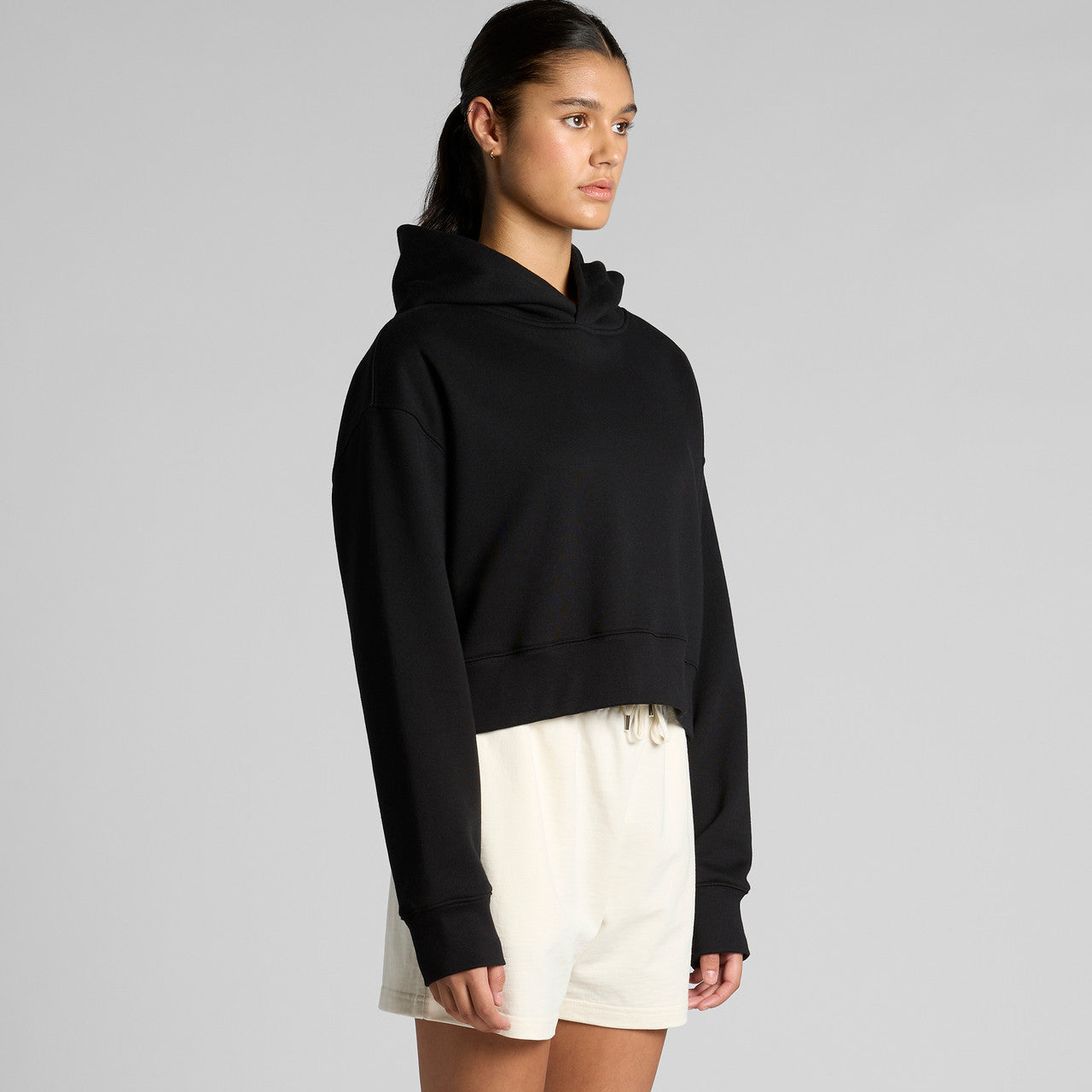 Women's Relax Crop Hood Turn