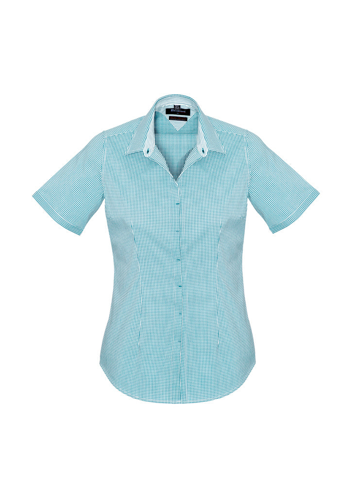 Womens Newport Short Sleeve Shirt - French Navy 26