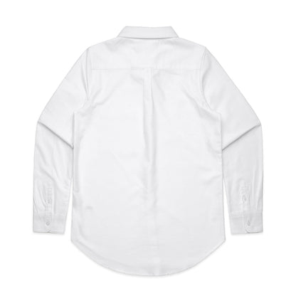 Women's Oxford Shirt White - Back