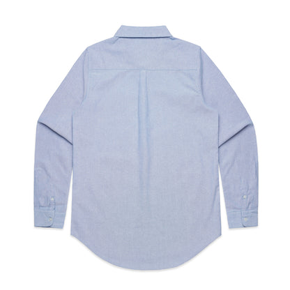 Women's Oxford Shirt Light Blue - Back