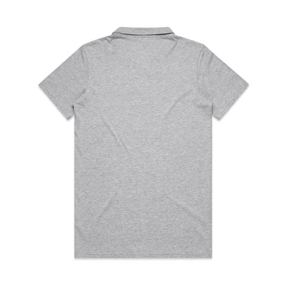 Women's Amy Polo Grey Marle - Back