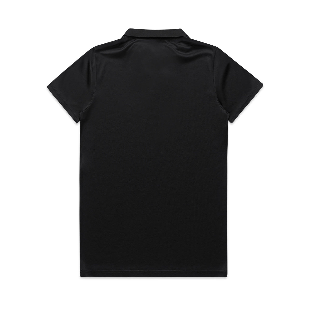 Women's Active Work Polo Black - Back