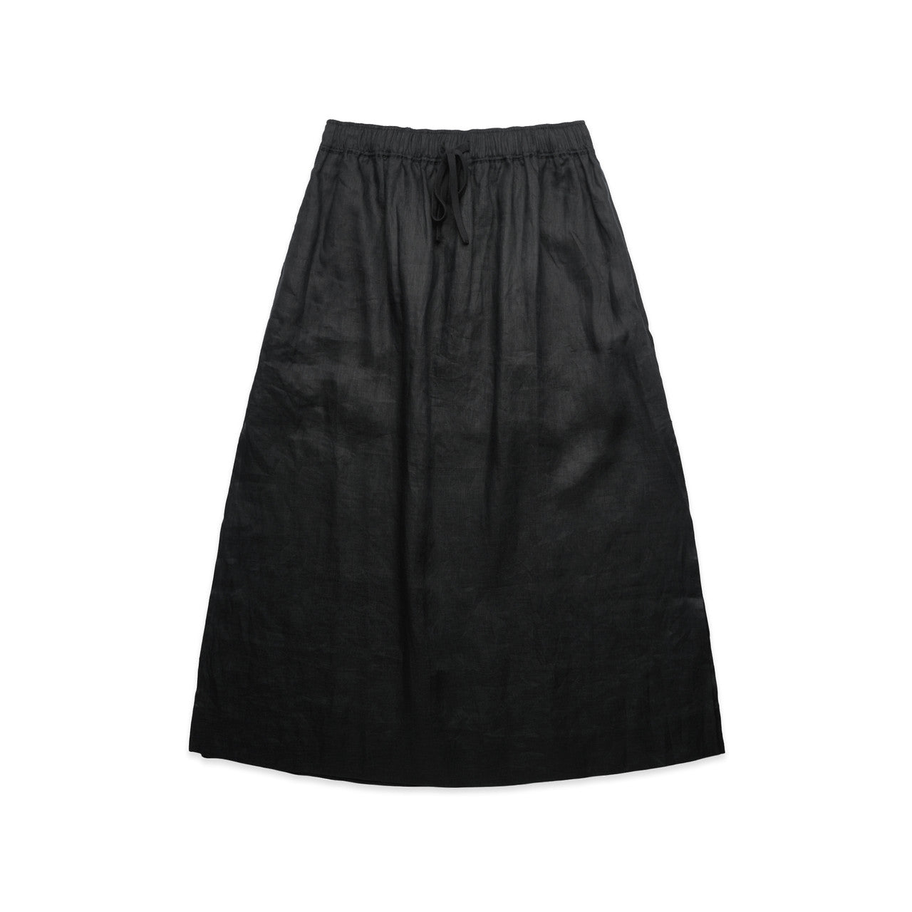 Women's Linen Skirt Black