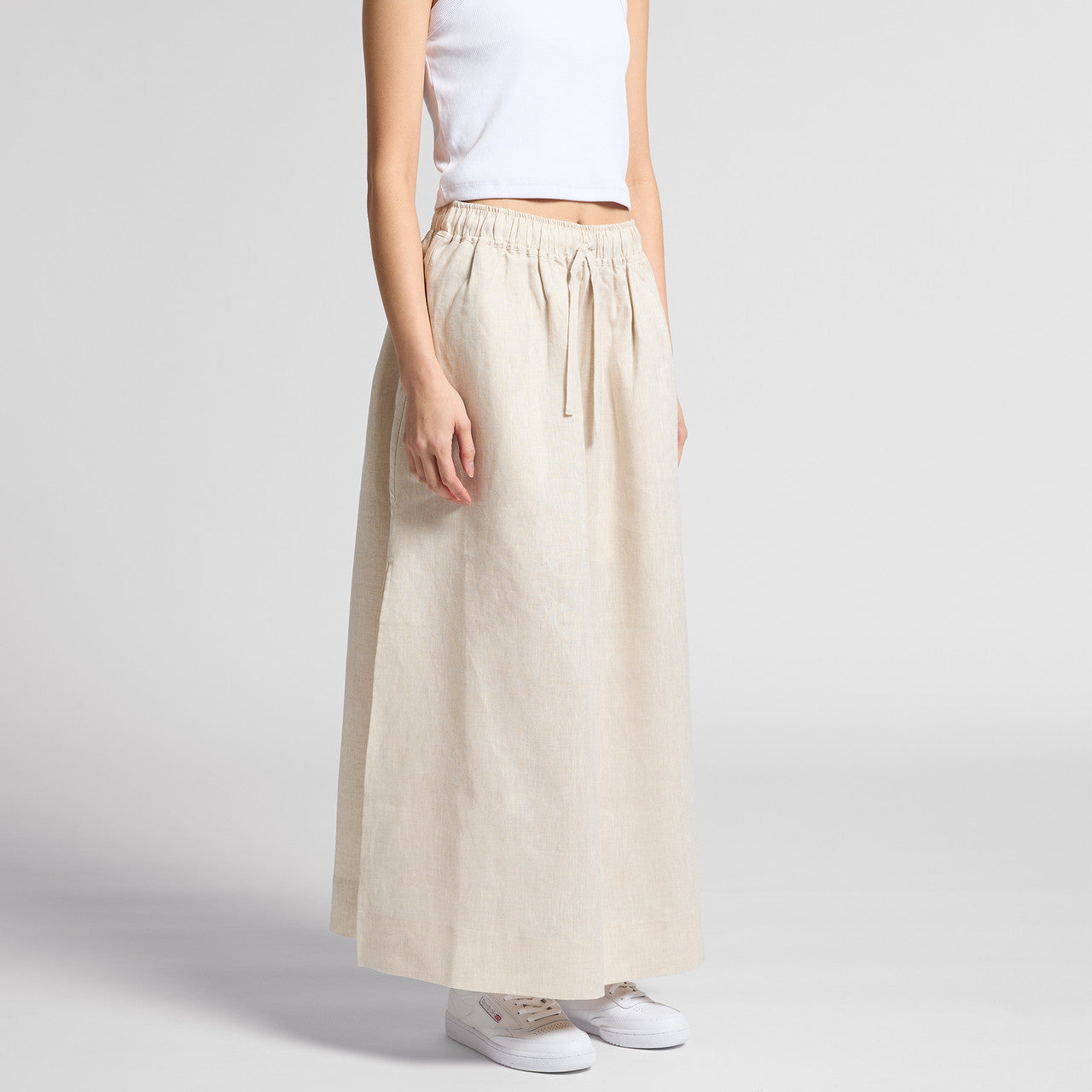Women's Linen Skirt Turn