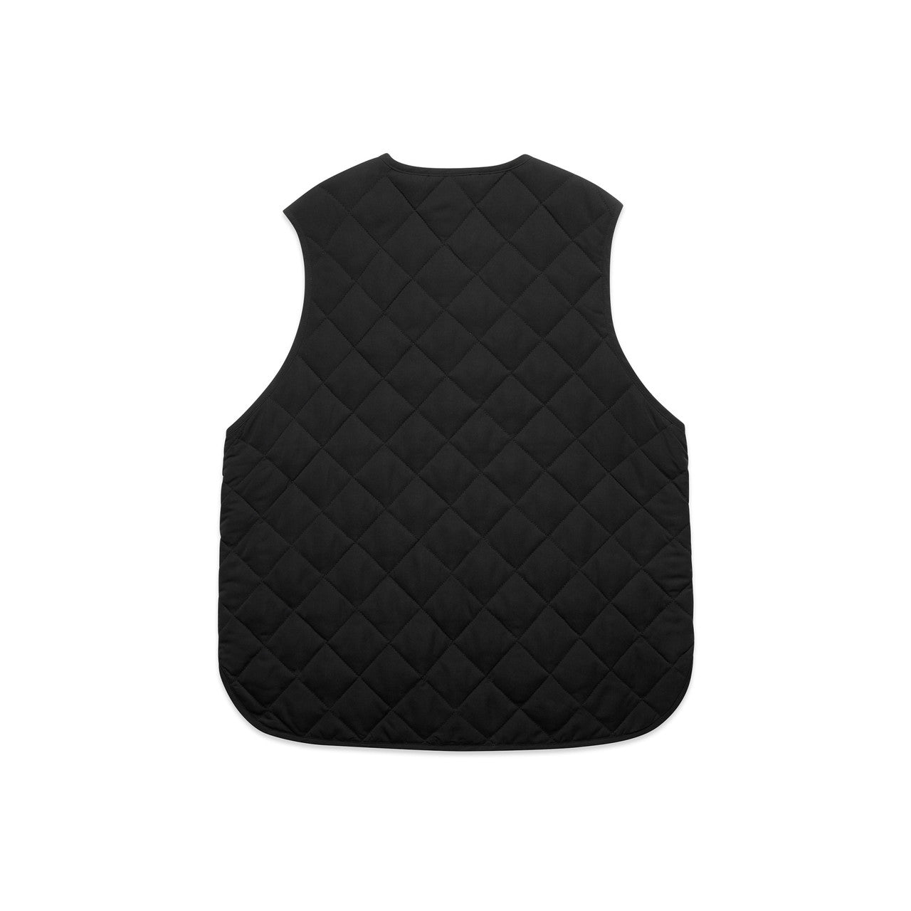 Women's Quilted Vest Black - Back