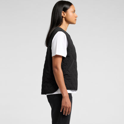 Women's Quilted Vest Side