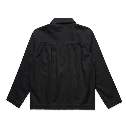 Women's Chore Jacket Black - Back