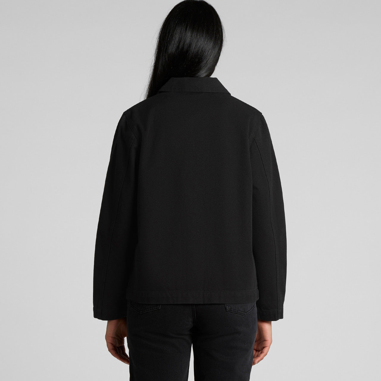 Women's Canvas Chore Jacket Back