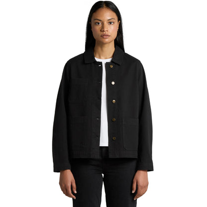 Women's Canvas Chore Jacket Front