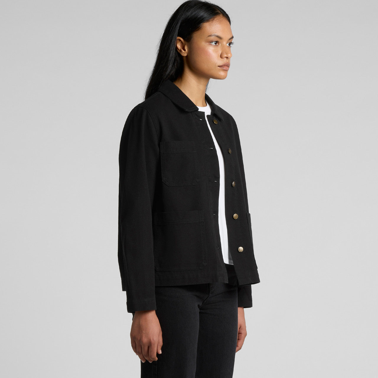 Women's Canvas Chore Jacket Turn