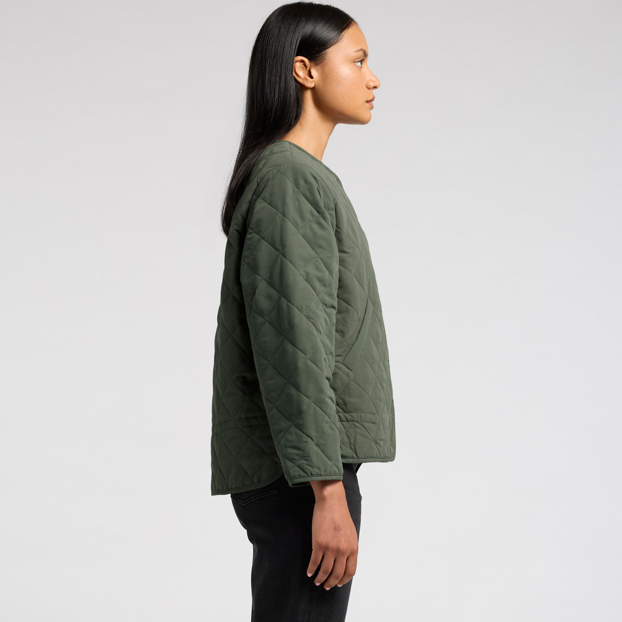 Women's Quilted Jacket Side