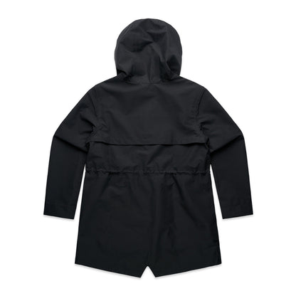 Wo's Tech Jacket Black - Back