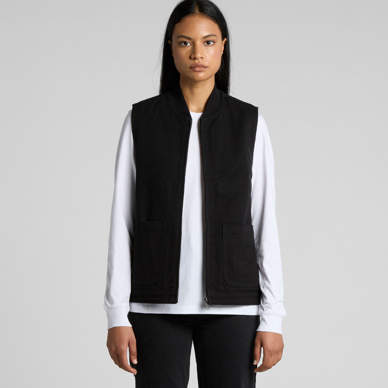 Women's Canvas Heavy Vest 4528