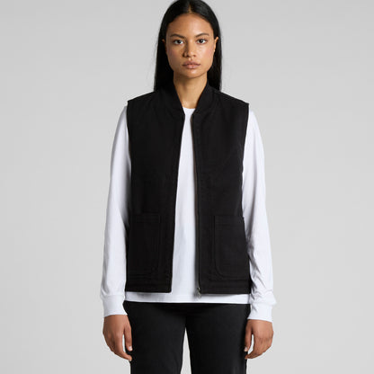 Women's Canvas Heavy Vest 4528