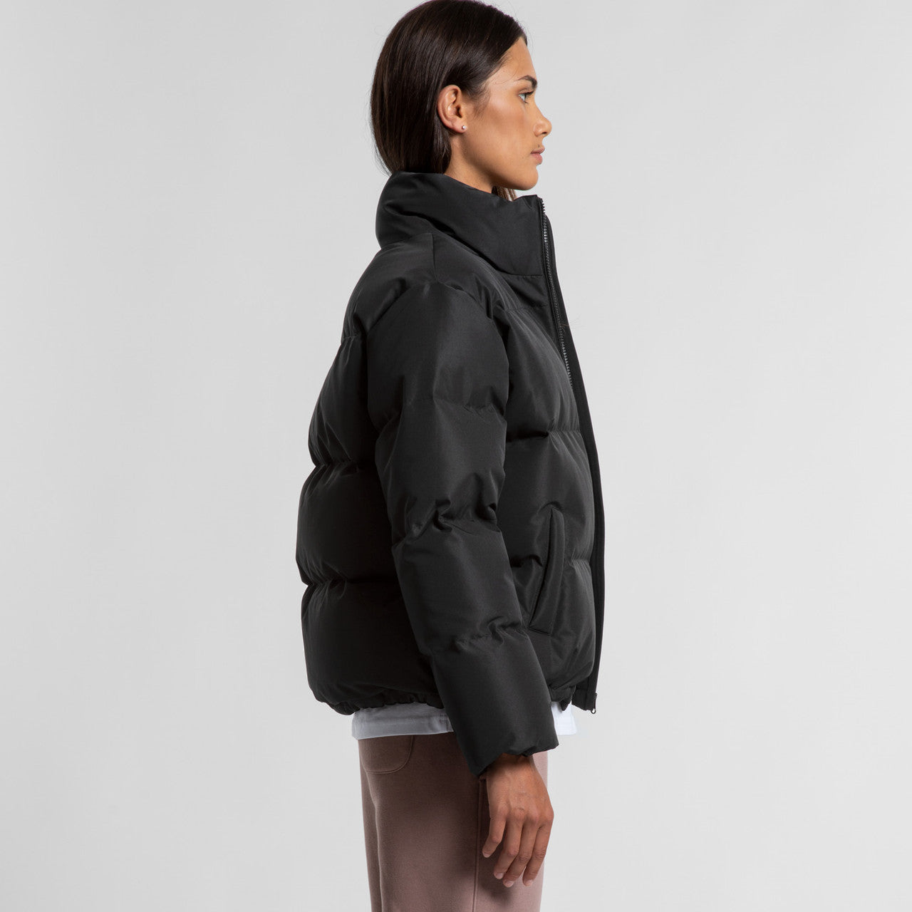 Women's Puffer Jacket Side